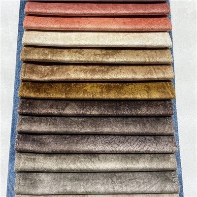 Tela textil para el hogar con estampado de terciopelo holandés