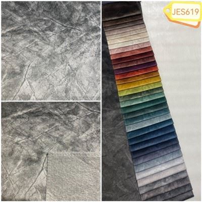 JES Holland Terciopelo estampado teñido para tapicería Textiles para el hogar Sofá